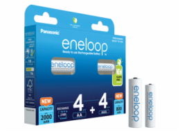 2x4 Panasonic Eneloop Combipack 4xAA + 4xAAA Accus  BK-KJMCDE44E