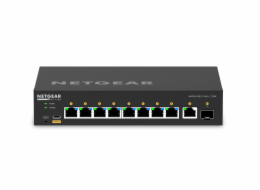 NETGEAR AV Line M4250-9G1F-PoE+ - Přepínač - L3 - řízený - 8 x 10/100/1000 (8 PoE+) + 1 x 10/100/1000 + 1 x gigabitů SFP - proudění vzduchu ze strany na stranu - desktop - PoE+ (110 W)