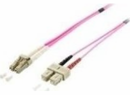 Equip Equip Pro - Patch- Cable - LC Multi- Mode (M) - SC multi- mode (M) - 10,0m - glass fiber - 50/125 Micrometer - OM4 - halogen free - violet (255536)
