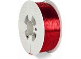 Verbatim PET-G struna 1,75 mm pro 3D tiskárnu, 1kg, červená transparent