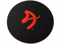 AROZZI Zona Floorpad Red/ ochranná podložka na podlahu/ kulatá 121 cm průměr/ černá s červeným logem