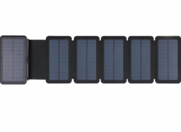 Sandberg Solar 6-Panel Powerbank 20000, solární nabíječka, černá