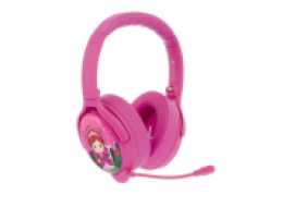 BuddyPhones Cosmos+  dětská bluetooth sluchátka s odnímatelným mikrofonem, růžová
