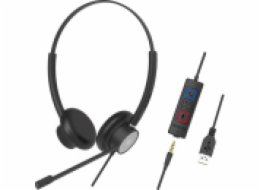 Tellur Voice 420 Wired Headset Binaural Black