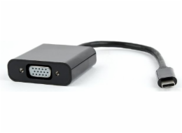 Gembird adaptér USB-C (M) na VGA (F) černý, blister