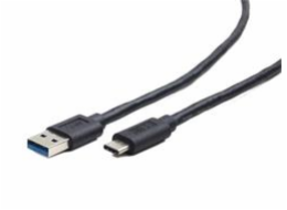 Gembird CCP-USB3-AMCM-0.1M USB 3.0 A M - USB-C M, 0.1m, černý Gembird kabel USB 3.0 (AM) na USB 3.1 (CM), 0.1 m, černý