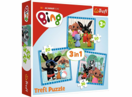 Trefl Puzzle 3v1 Zábava s přáteli Bing