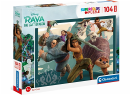 Puzzle 104 elementy Maxi Super Kolor Raya i ostatni smok