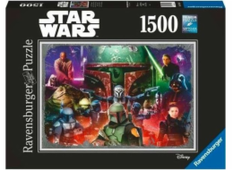 Ravensburger 2D puzzle 1 500 dílků Boba Fett. lovec odměn