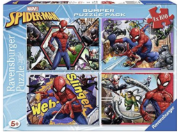 Puzzle 4x100 dílků Spider Man Bumper Pack