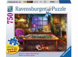 2D puzzle pro seniory Puzzle fan room 750 dílků