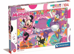 Puzzle 104 dílků Super Color Minnie
