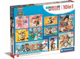 Puzzle 10v1 Super Color Paw Patrol