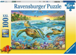 Puzzle 100 dílků XXL Mořské želvy