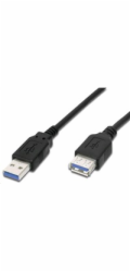 PremiumCord Prodlužovací kabel USB 3.0 Super-speed 5Gbps A-A, MF, 9pin, 0.5m