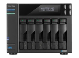 Asustor NAS AS6706T / 6x 2,5"/3,5" SATA III/ Celeron N5105 2.0 GHz/ 8GB/ 2x 2.5GbE/ 4x M.2/ PCIe / 2x USB 3.2/ HDMI+IR