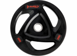 Pogumovaná olympijská deska 25 kg HMS TOX25