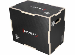 Plyometric box black 500x400x300mm HMS DSC03