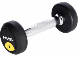 Rubberized dumbbell 2kg HMS HG PRO 2