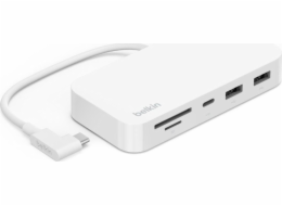 Belkin CONNECT USB-C 6-in-1 Multiport-Hub+ Holder INC011btWH