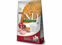 FARMINA N&D Ancestral Grain Chicken & Pomegranate Light Medium & Maxi – suché krmivo pro psy – 12 kg