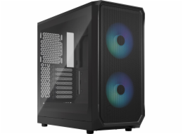 Černé pouzdro Fractal Design Focus 2 RGB (FD-C-FOC2A-03)