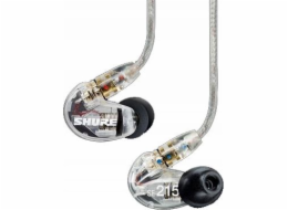 Shure SE215 Pro Sluchátka s mikrofonem Kabel Do ucha Jeviště/studio Průhledná