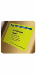 HP Universal Coated Paper, 124 microns (4.9 mil) • 90 g/m2 (24 lbs) • 1067 mm x 45.7 m, Q1406B