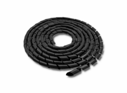 QOLTEC 52254 Qoltec Organizátor kabelů 14mm 10m černá