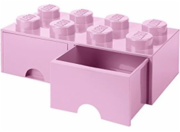 Room Copenhagen LEGO Brick Drawer 8 růžová, úložný box