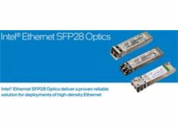 Intel Ethernet SFP28 Optics - Transceiver modul SFP28 - 10GbE, 25GbE - 10GBase-SR, 25GBase-SR - až 100 m - 850 nm - pro Ethernet Converged Network Adapter XXV710, XXV710-DA1; Ethernet Network Adapter 