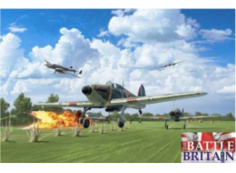 Italeri Plastikový model Hurricane Mk.I Bitva o Británii 80. let Italeri Plastikový model Hurricane Mk.I Bitva o Británii 80. let