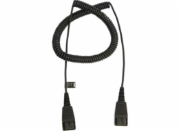 Jabra Extension cord, QD-QD, 0,5-2m, coiled