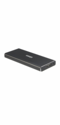AKASA externí box pro M.2 SSD SATA II, III, USB 3.1 Gen1 Micro-B, (Supports 2230, 2242, 2260 & 2280), hliníkový, černý