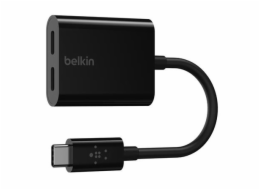 Belkin CONNECT USB-C audio/napájecí adaptér černý