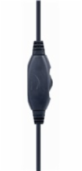 GEMBIRD sluchátka s mikrofonem GHS-05-R, gaming, černo-červená, 1x 4-pólový 3,5mm jack