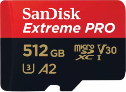 SanDisk microSDXC          512GB Extreme Pro A2 C10 V30 UHS-I U3