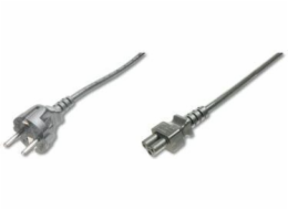 Digitus Napájecí kabel, CEE 7/7 (Typ-F) - C5 M / F, 1,2 m, H05VV-F3G 0,75qmm, bl