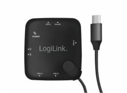 LOGILINK UA0344 LOGILINK - USB Typ-C OTG (On-The-Go) Multifunction hub and card reader