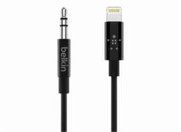 Belkin AV10172bt03 Belkin kabel Lightning - 3,5mm jack, 0,9m - černý