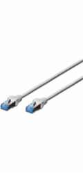 Digitus CAT 5e F-UTP patch cable, PVC AWG 26/7, length 0.5 m, color grey