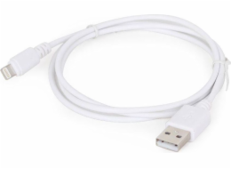 Gembird kábel nabíjací Lightning 8-pin (M) na USB 2.0 (M), 1 m, biely
