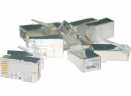 Assmann RJ45 zástrčka kat.6 stíněná univerzální 8P8C 100ks X-ML-6F-IMP