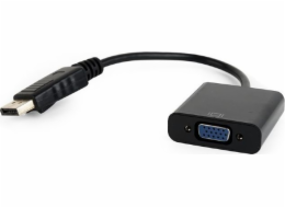 Gembird DisplayPort AV adaptér - D-Sub (VGA) černý (AB-DPM-VGAF-02)