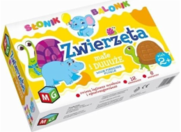 Logická hra Zvířátka velký a malý Balón slonů