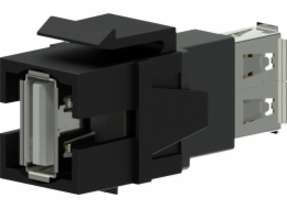 Keystone USB 2.0 A-USB 2.0 A adaptér černý