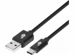 USB-USB C kabel 1,5m černý provázek