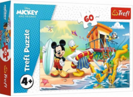 Puzzle 60 dílků Zajímavý den Mickey Mouse