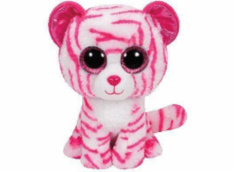 Maskot TY Beanie Boos Asia - růžový tygr 15 cm
