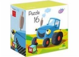 Puzzle 16 dílků Traktor Multigra